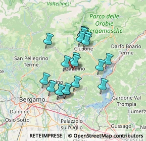 Mappa Via Andrea Fantoni, 24026 Leffe BG, Italia (11.0115)