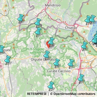 Mappa Via XXV Aprile, 22020 Faloppio CO, Italia (6.45)