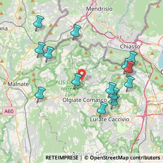 Mappa Via Massimo D'Azeglio, 22020 Como CO, Italia (4.42929)