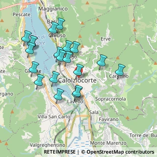 Mappa Via Don Carlo Rosa, 23801 Calolziocorte LC, Italia (1.927)