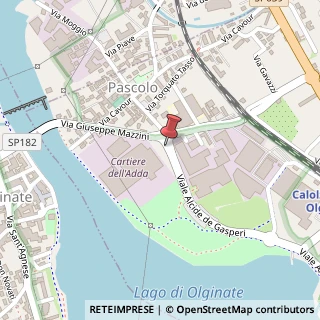 Mappa Viale Alcide de Gasperi, 1, 23801 Calolziocorte LC, Italia, 23801 Calolziocorte, Lecco (Lombardia)