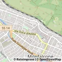 Kaart Monfalcone