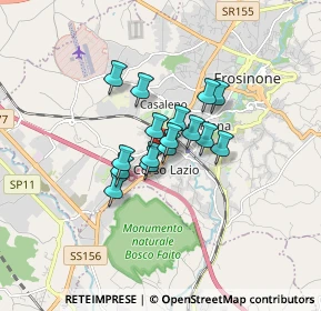 Mappa EX MONTI LEPINI, 03100 Frosinone FR, Italia (1.06188)