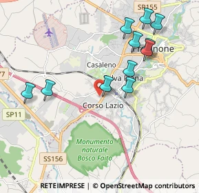 Mappa EX MONTI LEPINI, 03100 Frosinone FR, Italia (2.18636)