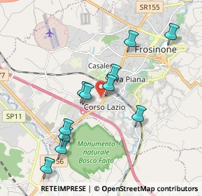 Mappa EX MONTI LEPINI, 03100 Frosinone FR, Italia (1.99636)