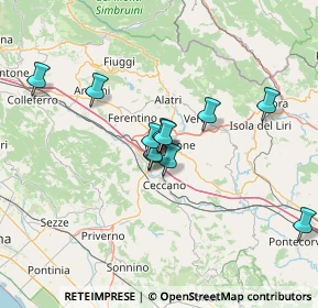 Mappa EX MONTI LEPINI, 03100 Frosinone FR, Italia (11.70727)