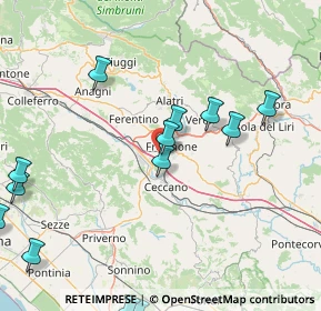 Mappa EX MONTI LEPINI, 03100 Frosinone FR, Italia (23.10286)