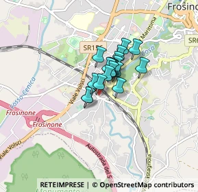 Mappa Via Pier Luigi Giovanni da Palestrina, 03100 Frosinone FR, Italia (0.4645)