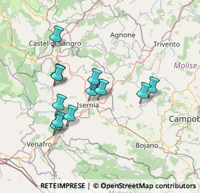 Mappa Pesche, 86097 Pesche IS, Italia (13.55083)
