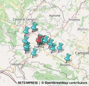 Mappa Pesche, 86097 Pesche IS, Italia (10.77125)