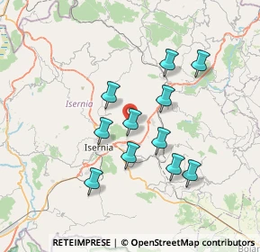 Mappa Pesche, 86097 Pesche IS, Italia (6.56182)