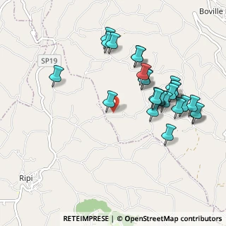 Mappa Via Farnete, 03022 Boville Ernica FR, Italia (1.06538)