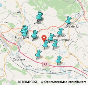 Mappa Via Farnete, 03022 Boville Ernica FR, Italia (6.77188)