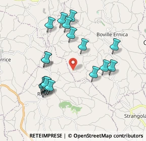 Mappa Via Farnete, 03022 Boville Ernica FR, Italia (2.013)