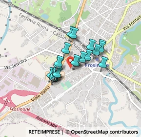 Mappa Via Licinio Refice, 03100 Frosinone FR, Italia (0.2965)