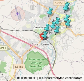 Mappa Via Licinio Refice, 03100 Frosinone FR, Italia (1.88273)