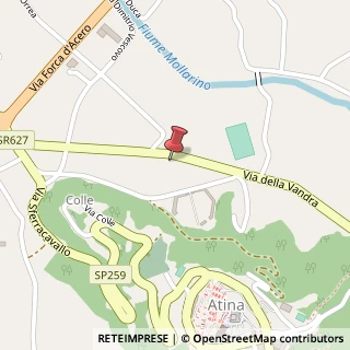 Mappa Via Ponte, 13, 03042 Atina, Frosinone (Lazio)