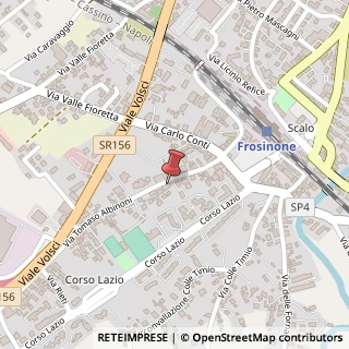 Mappa Via Refice Licinio, 219, 03100 Frosinone, Frosinone (Lazio)