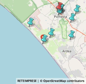 Mappa Via Odessa, 00071 Pomezia RM, Italia (5.22833)