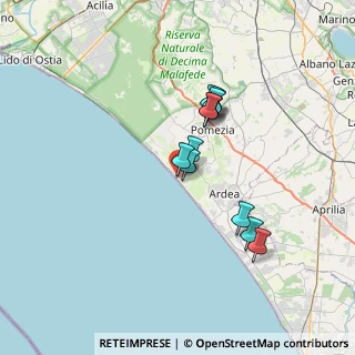 Mappa Via Odessa, 00071 Torvaianica RM, Italia (5.82182)