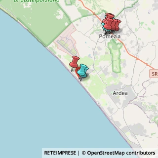 Mappa Via Odessa, 00071 Torvaianica RM, Italia (5.02929)