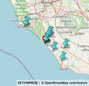 Mappa Via Olanda, 00071 Torvaianica RM, Italia (8.26)