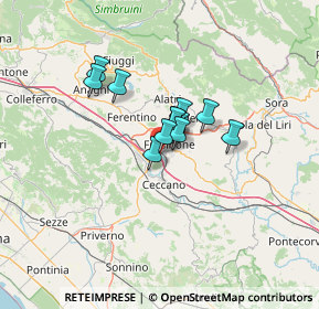 Mappa Viale Volsci 172 Già, 03100 Frosinone FR, Italia (8.14917)