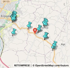 Mappa Via Casilina Sud, 03020 Torrice FR, Italia (2.236)