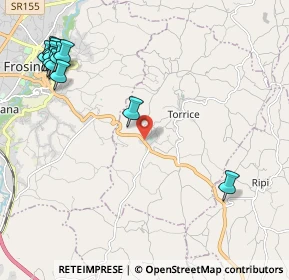 Mappa Via Casilina Sud, 03020 Torrice FR, Italia (2.99364)