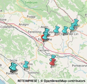 Mappa Viale Giuseppe Verdi, 03100 Frosinone FR, Italia (20.90267)