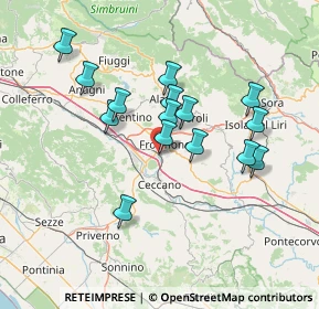 Mappa Viale Giuseppe Verdi, 03100 Frosinone FR, Italia (13.47867)