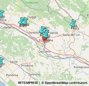 Mappa Viale Giuseppe Verdi, 03100 Frosinone FR, Italia (29.3675)