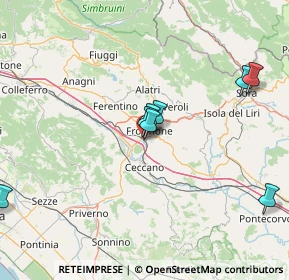 Mappa Viale Giuseppe Verdi, 03100 Frosinone FR, Italia (31.9525)