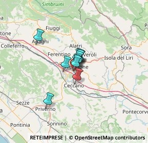 Mappa Viale Giuseppe Verdi, 03100 Frosinone FR, Italia (6.10727)