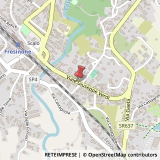 Mappa Viale verdi giuseppe 3, 03100 Frosinone, Frosinone (Lazio)