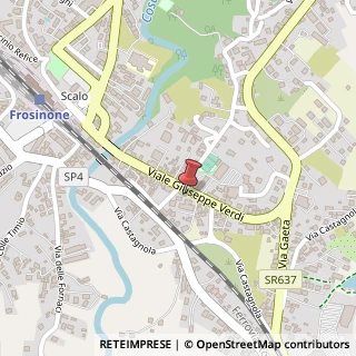 Mappa Via Giuseppe Verdi, 143, 03100 Frosinone, Frosinone (Lazio)