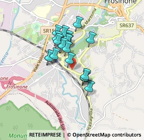 Mappa Viale Giuseppe Verdi, 03100 Frosinone FR, Italia (0.6745)