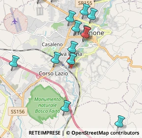 Mappa Viale Giuseppe Verdi, 03100 Frosinone FR, Italia (2.56533)
