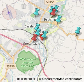 Mappa Viale Giuseppe Verdi, 03100 Frosinone FR, Italia (1.90545)