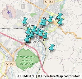 Mappa Viale Giuseppe Verdi, 03100 Frosinone FR, Italia (1.33625)