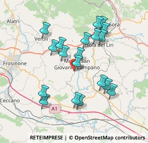 Mappa 03025 La Lucca FR, Italia (7.48895)