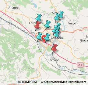 Mappa Dei Frati, 03100 Frosinone FR, Italia (5.30615)