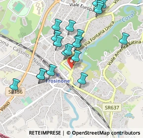 Mappa Via Giacomo Puccini, 03100 Frosinone FR, Italia (0.499)