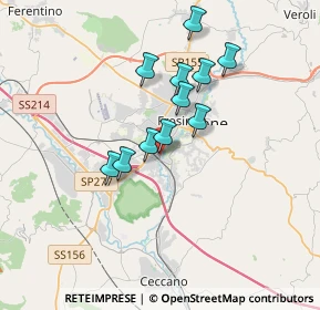 Mappa Via Giacomo Puccini, 03100 Frosinone FR, Italia (2.93727)