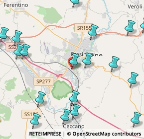 Mappa Via Giacomo Puccini, 03100 Frosinone FR, Italia (6.3875)