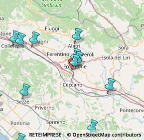 Mappa Via Giacomo Puccini, 03100 Frosinone FR, Italia (22.84846)