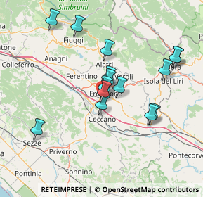 Mappa Via Giacomo Puccini, 03100 Frosinone FR, Italia (14.11667)