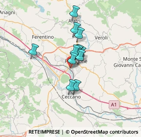Mappa Via Giacomo Puccini, 03100 Frosinone FR, Italia (4.76417)