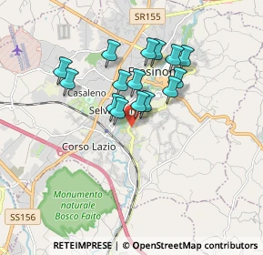 Mappa Via America Latina, 03100 Frosinone FR, Italia (1.46067)