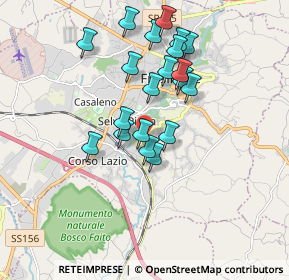 Mappa Via America Latina, 03100 Frosinone FR, Italia (1.681)